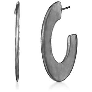 5/10 NWT Nine West wide disk hoop earrings